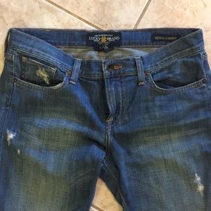 Lucky brand medium wash boot cut size 28